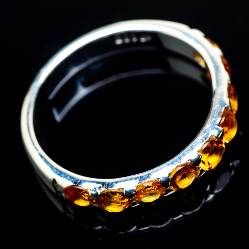 Mandarin Citrine Rings handcrafted by Ana Silver Co - RING23944