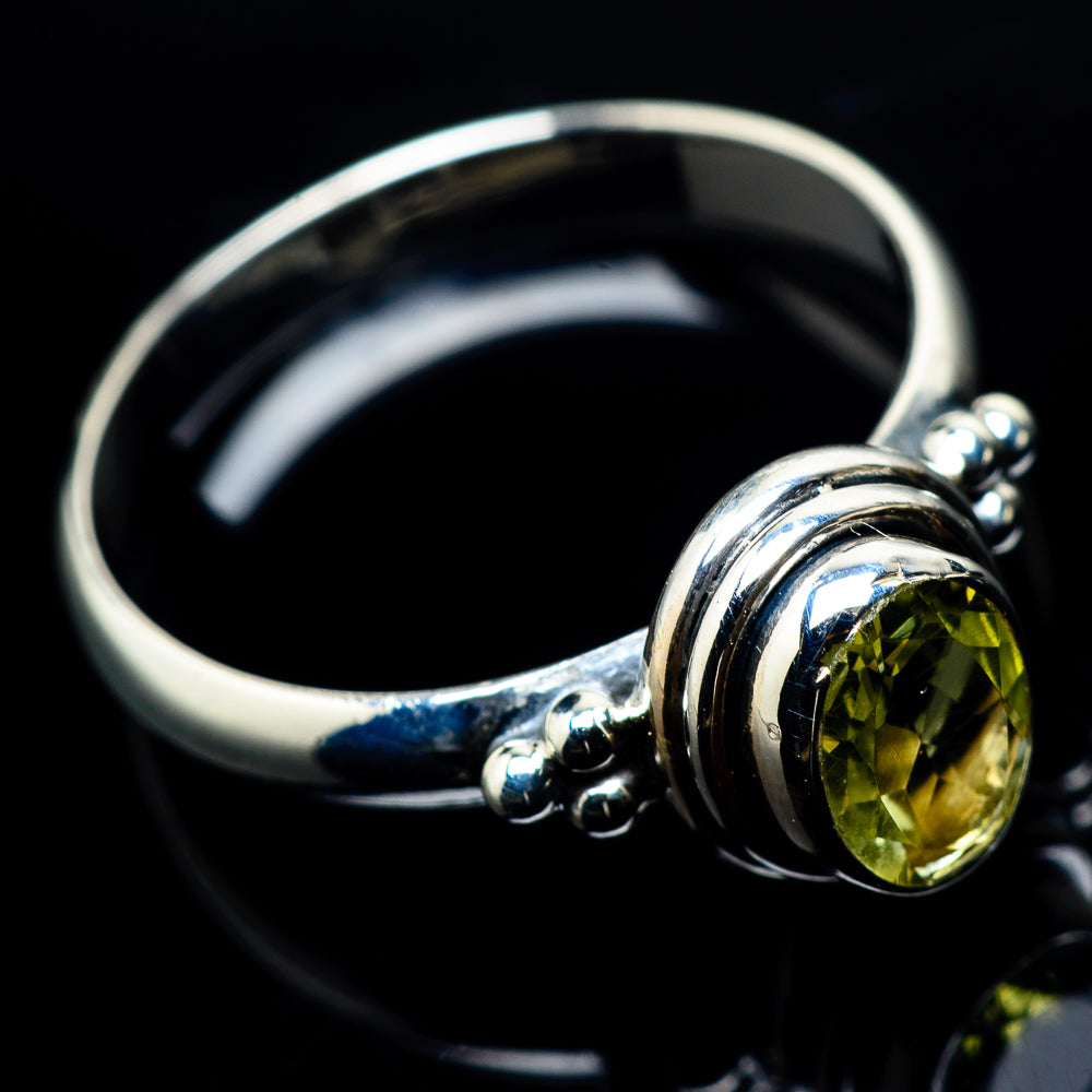 Lemon Quartz Rings handcrafted by Ana Silver Co - RING23958