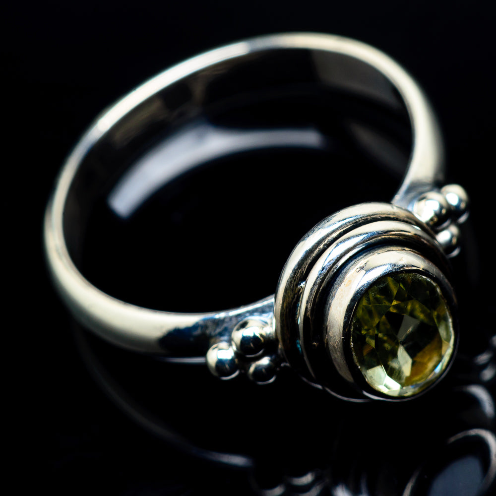 Lemon Quartz Rings handcrafted by Ana Silver Co - RING23985