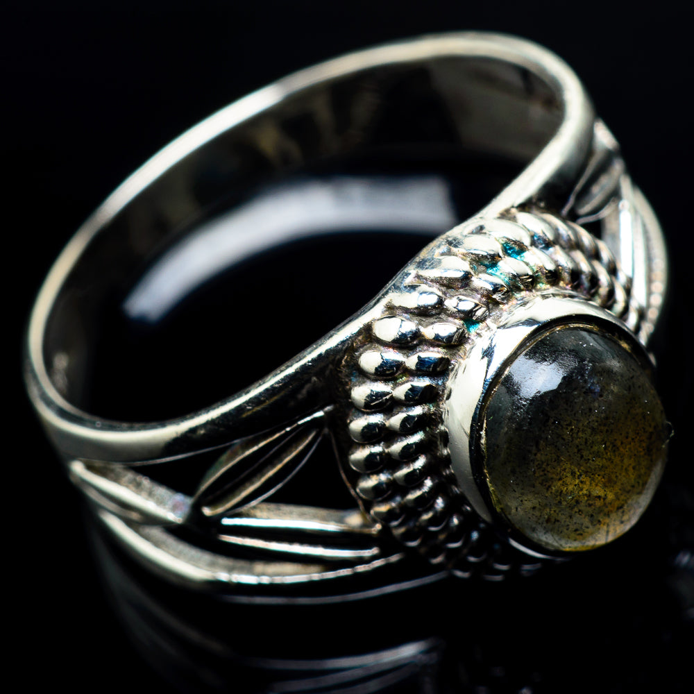 Labradorite Rings handcrafted by Ana Silver Co - RING24066