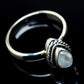 Rainbow Moonstone Rings handcrafted by Ana Silver Co - RING24087