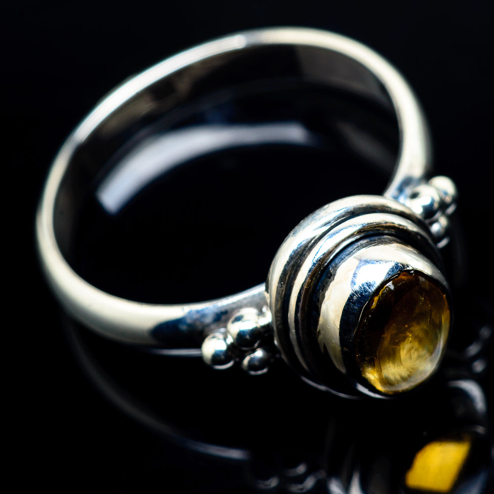 Rutilated Quartz Rings handcrafted by Ana Silver Co - RING24104