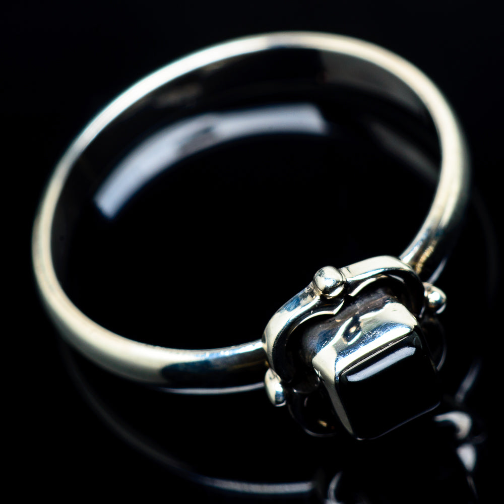 Black Onyx Rings handcrafted by Ana Silver Co - RING24118