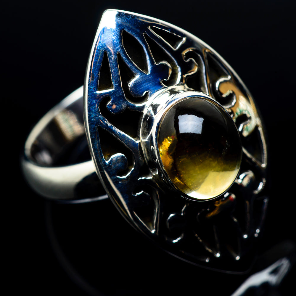 Citrine Rings handcrafted by Ana Silver Co - RING24278