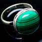 Malachite Rings handcrafted by Ana Silver Co - RING24285