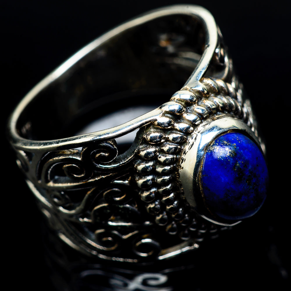 Lapis Lazuli Rings handcrafted by Ana Silver Co - RING24315