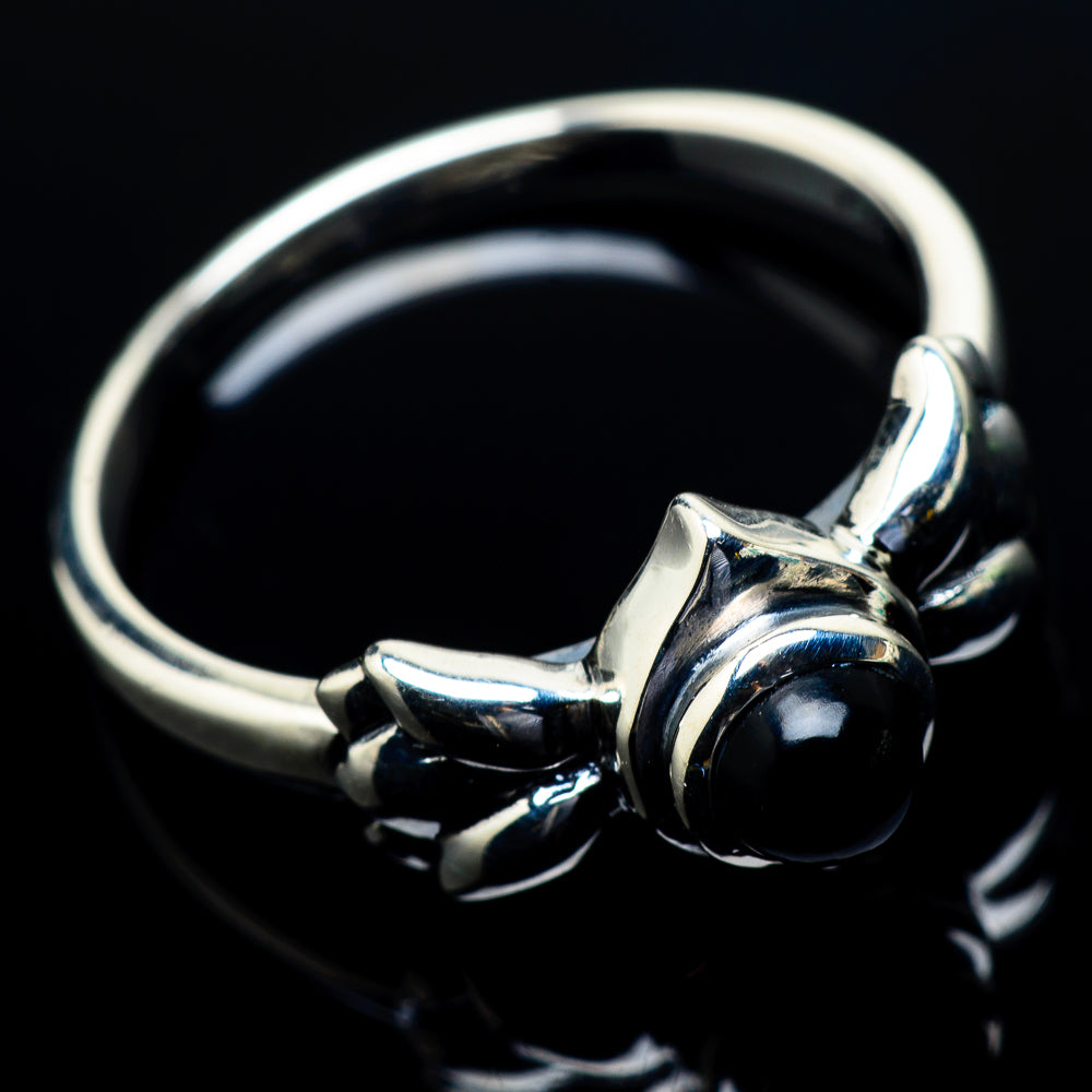 Black Onyx Rings handcrafted by Ana Silver Co - RING24393