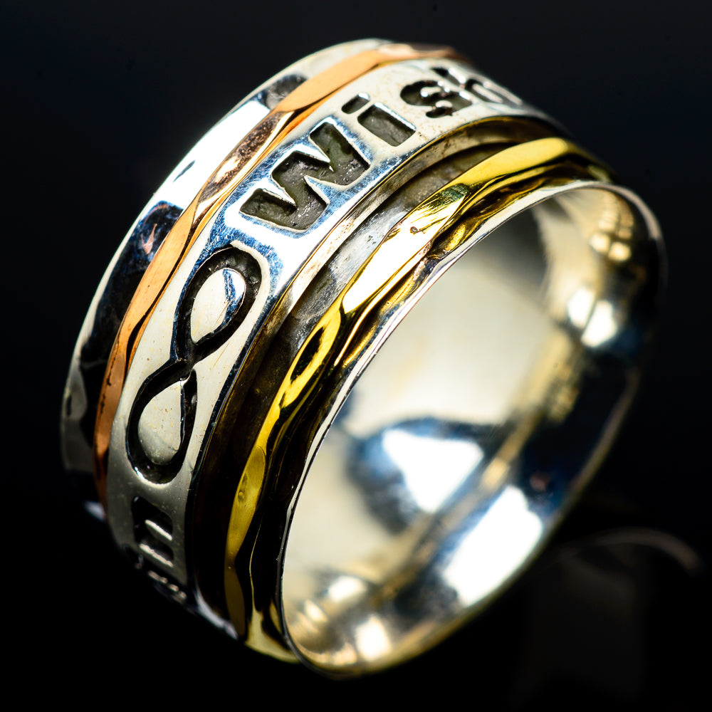 Meditation Spinner Rings handcrafted by Ana Silver Co - RING24417