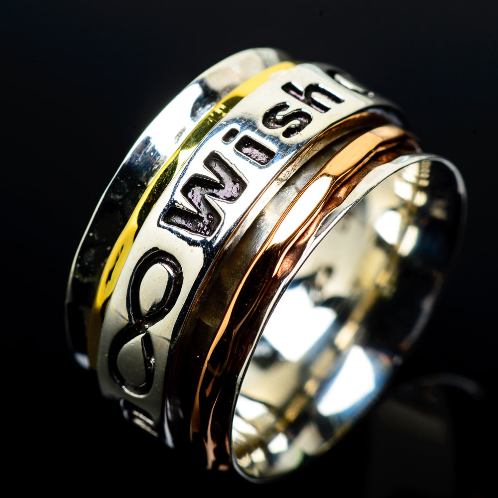 Meditation Spinner Rings handcrafted by Ana Silver Co - RING24472