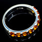 Mandarin Citrine Rings handcrafted by Ana Silver Co - RING24489