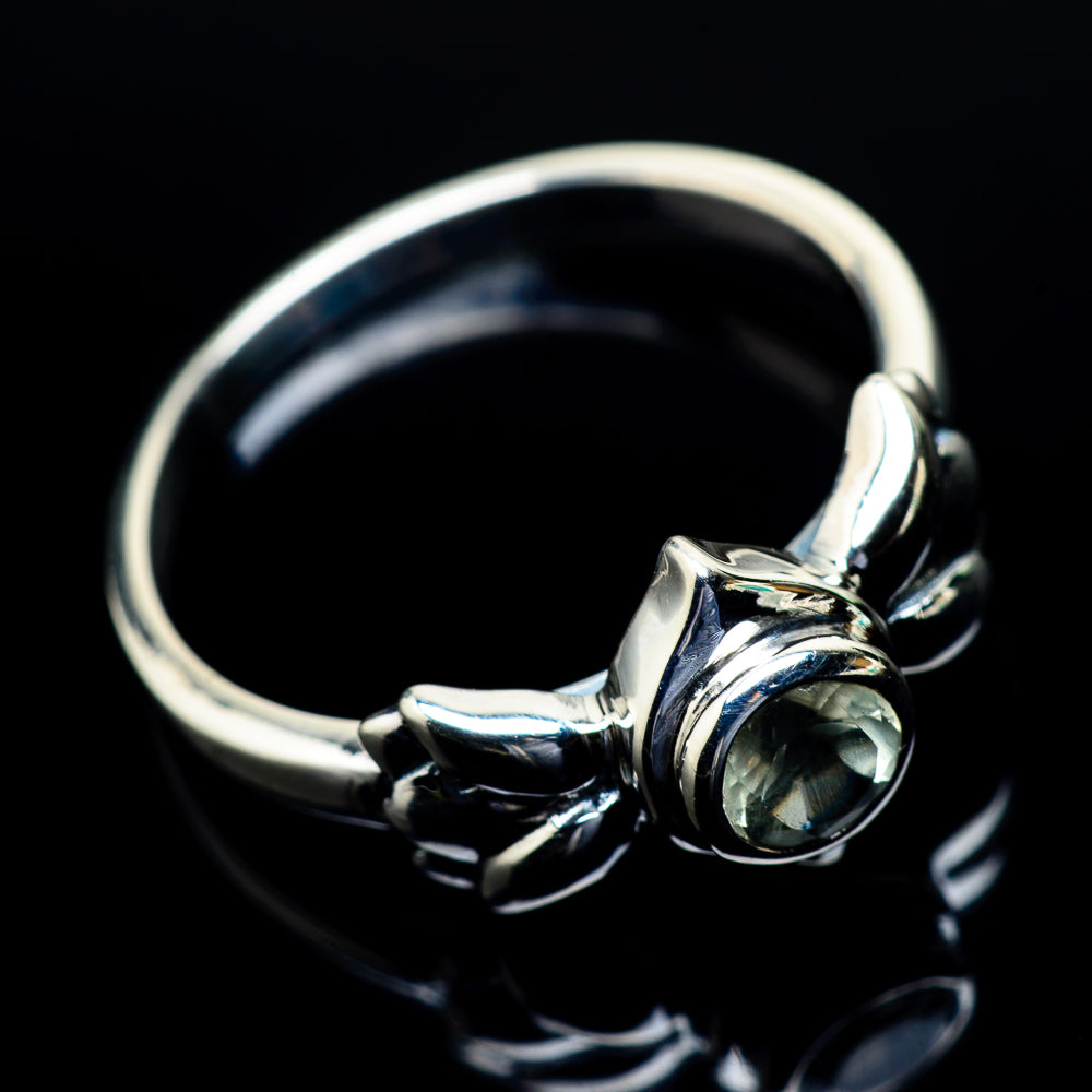 Green Amethyst Rings handcrafted by Ana Silver Co - RING24502