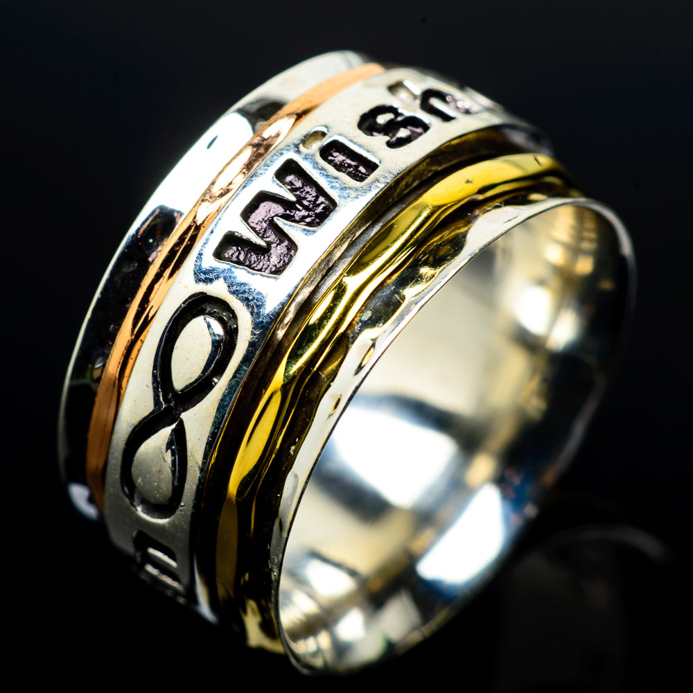Meditation Spinner Rings handcrafted by Ana Silver Co - RING24577