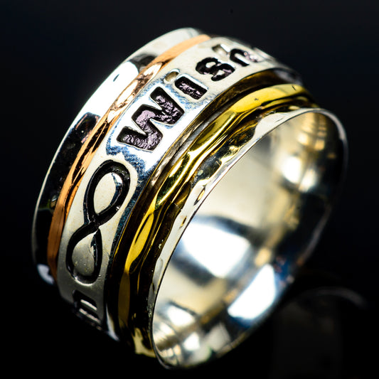 Meditation Spinner Rings handcrafted by Ana Silver Co - RING24577