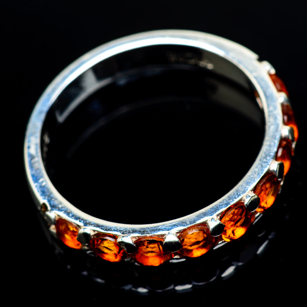 Mandarin Citrine Rings handcrafted by Ana Silver Co - RING24596