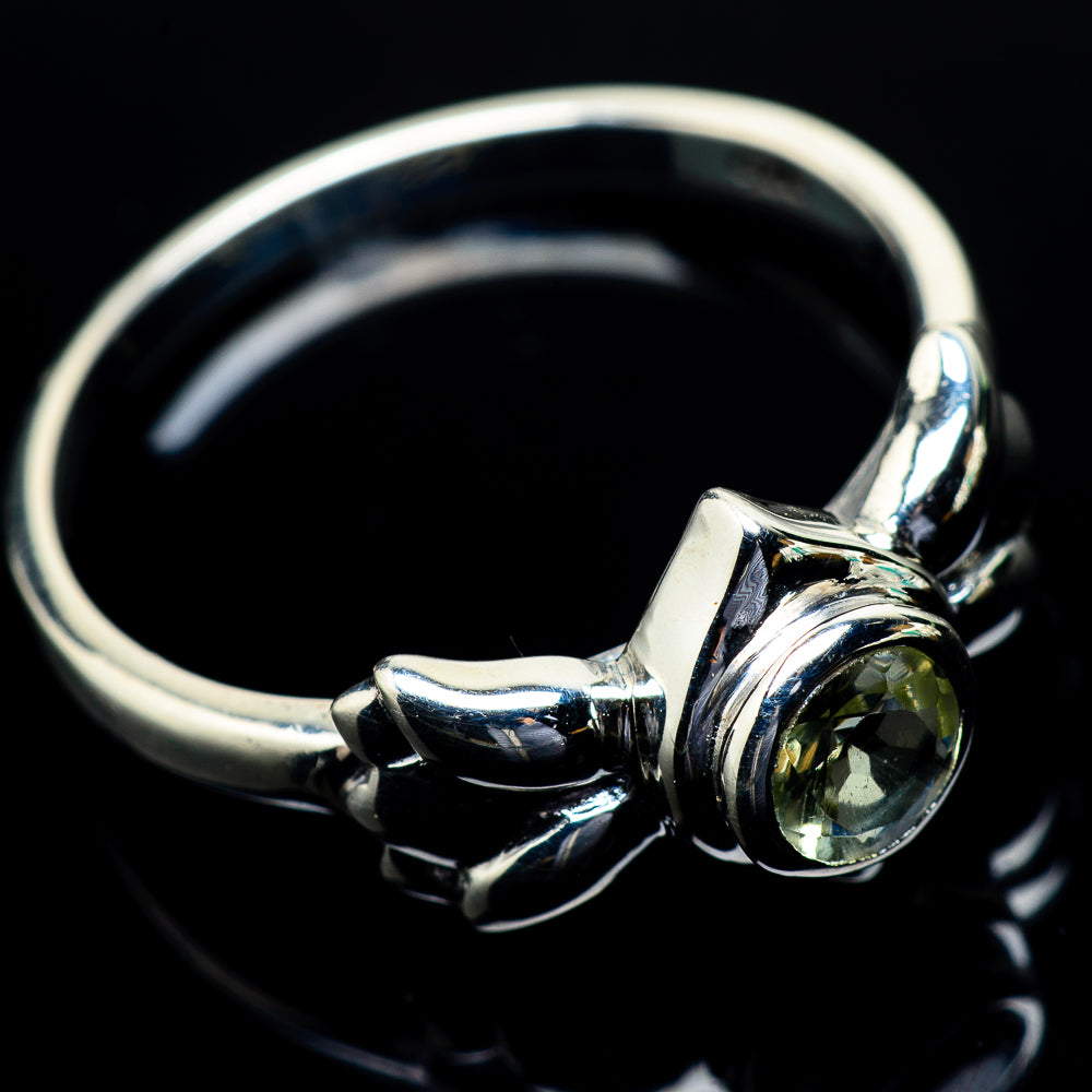 Green Amethyst Rings handcrafted by Ana Silver Co - RING24636