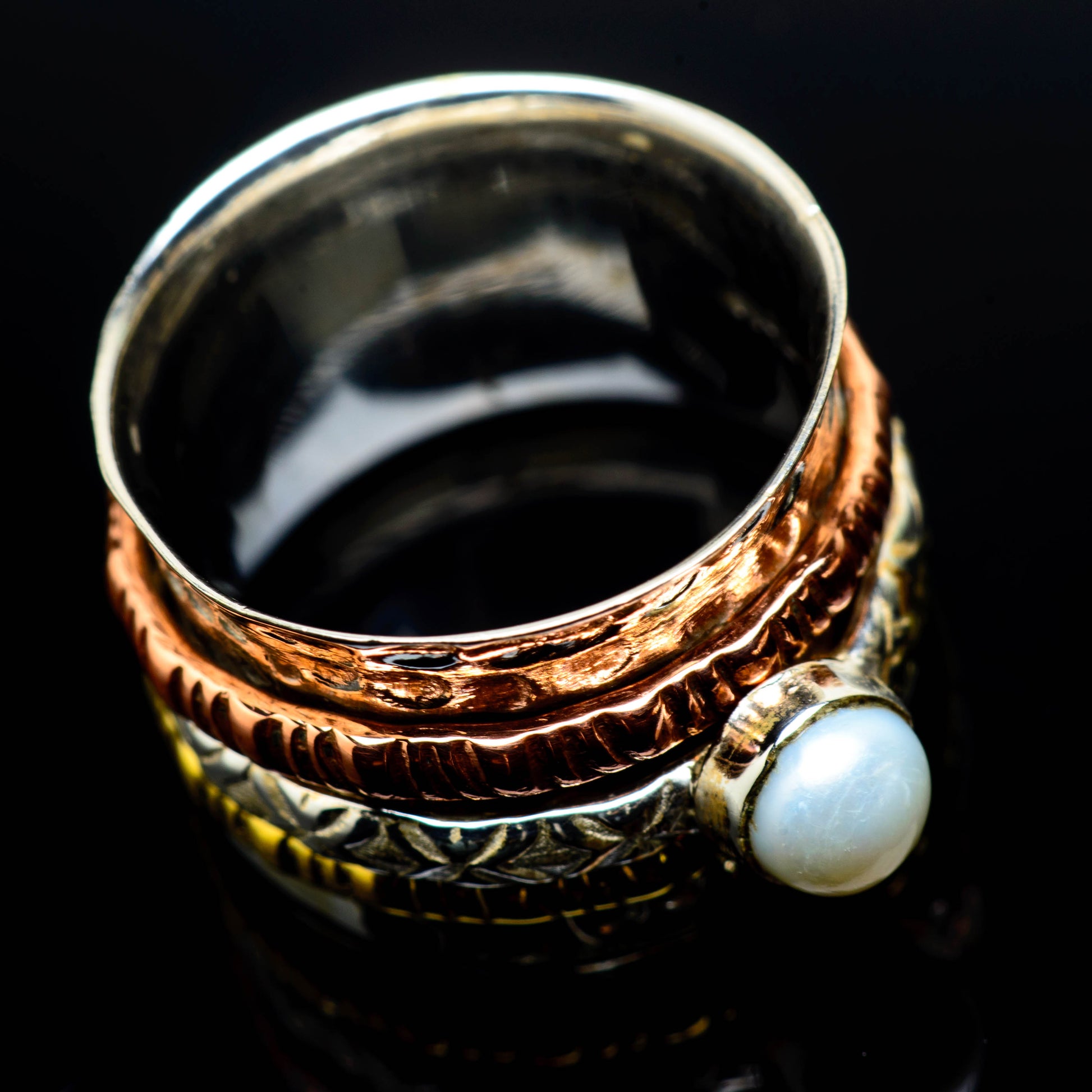 Cultured Pearl Rings handcrafted by Ana Silver Co - RING24737