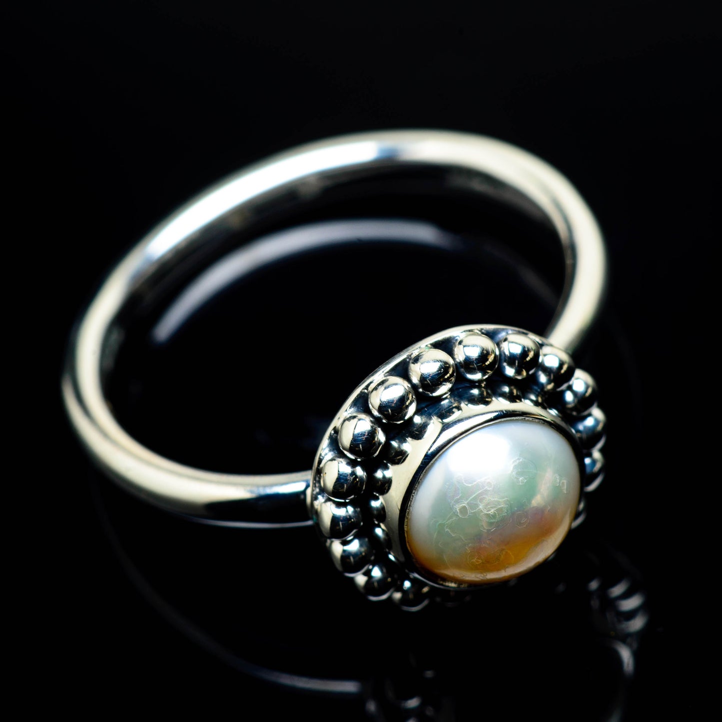 Cultured Pearl Rings handcrafted by Ana Silver Co - RING24771