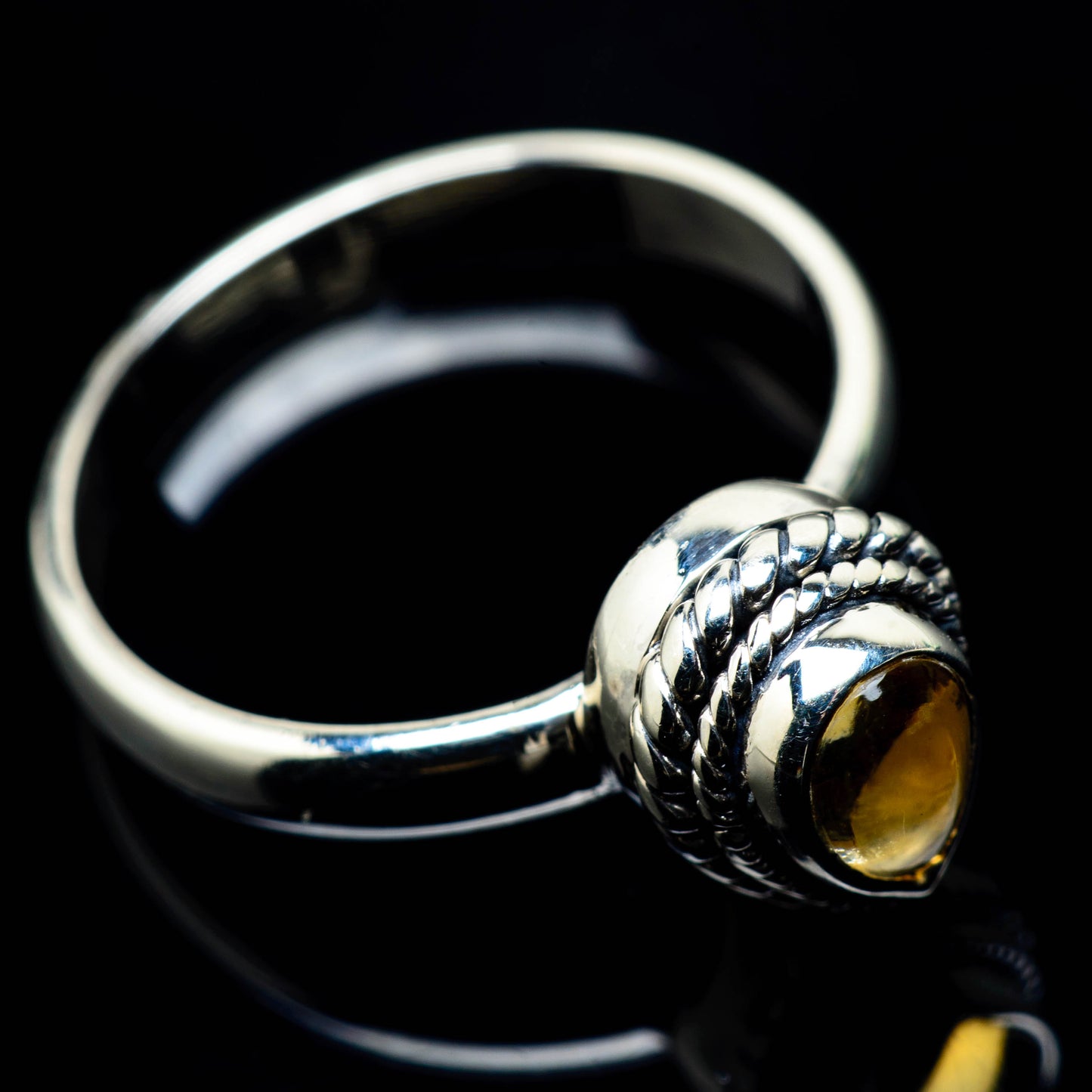 Citrine Rings handcrafted by Ana Silver Co - RING24787
