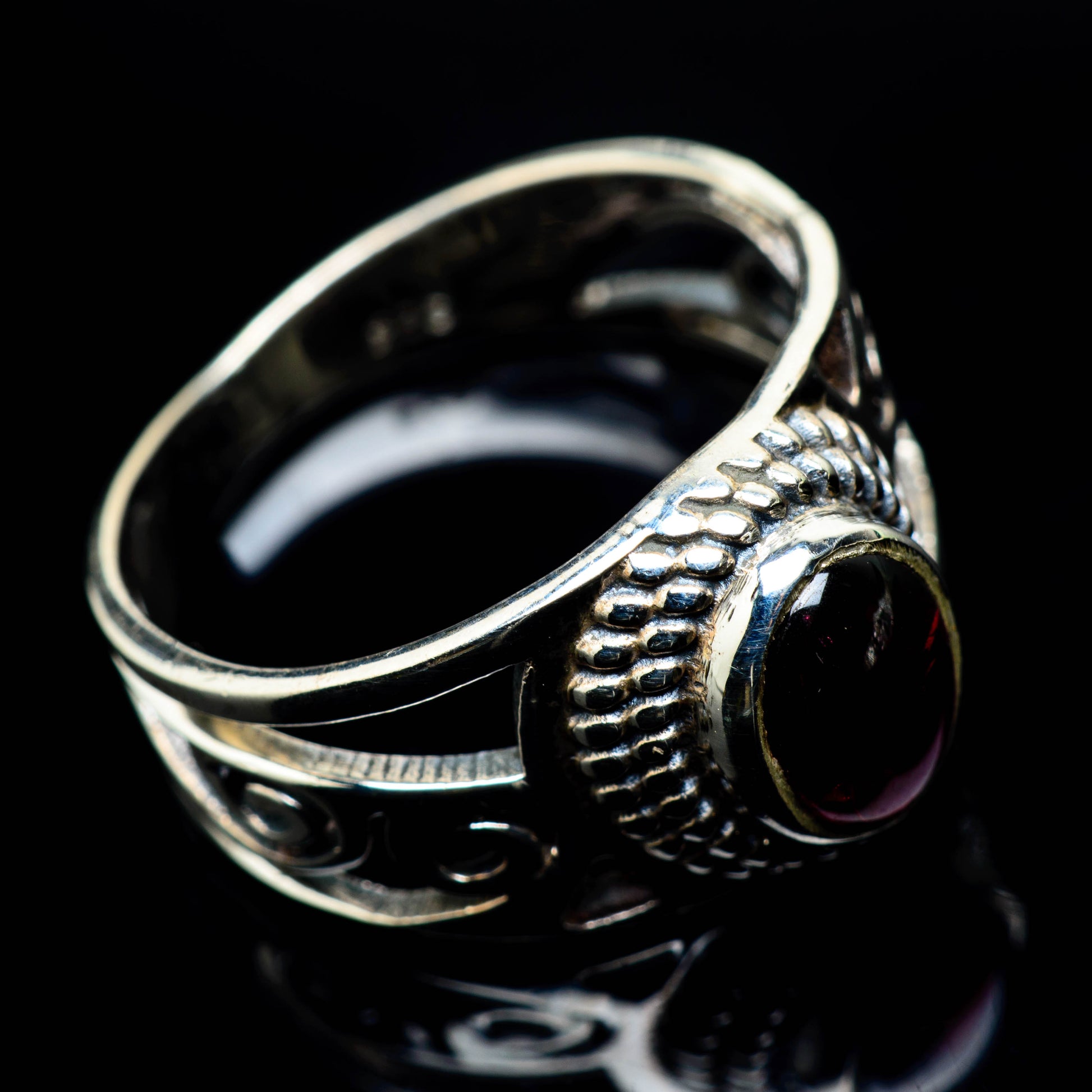 Garnet Rings handcrafted by Ana Silver Co - RING24852