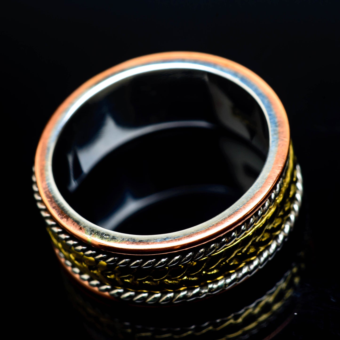 Meditation Spinner Rings handcrafted by Ana Silver Co - RING24855