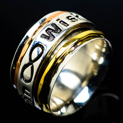 Meditation Spinner Rings handcrafted by Ana Silver Co - RING24856