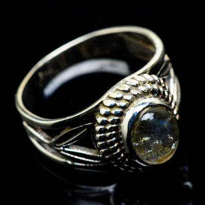 Rainbow Moonstone Rings handcrafted by Ana Silver Co - RING24864