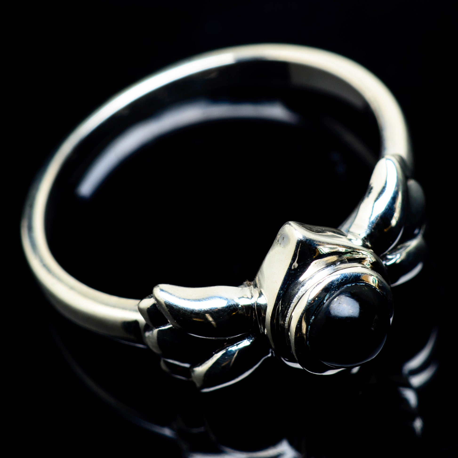 Black Onyx Rings handcrafted by Ana Silver Co - RING24944