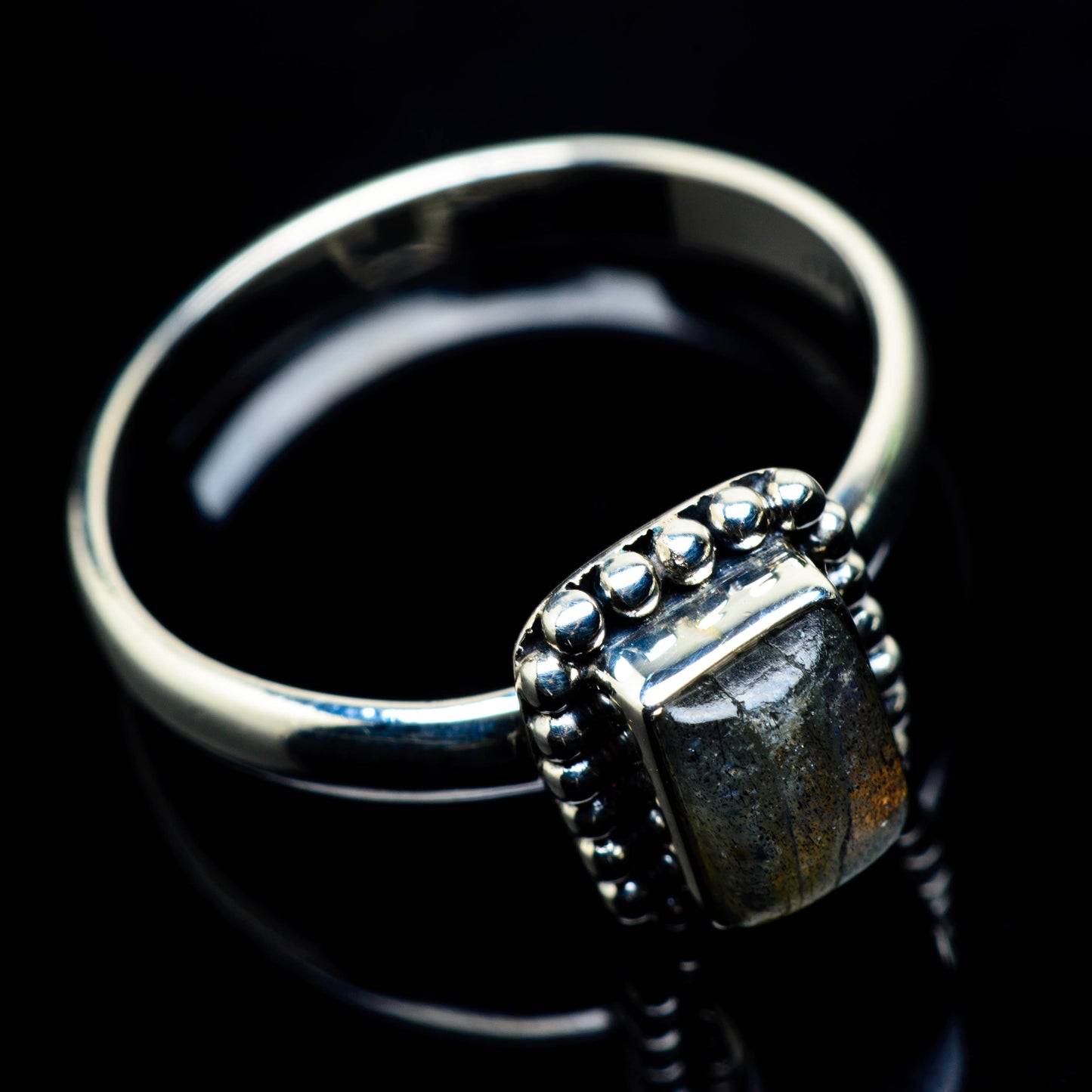 Labradorite Rings handcrafted by Ana Silver Co - RING24954