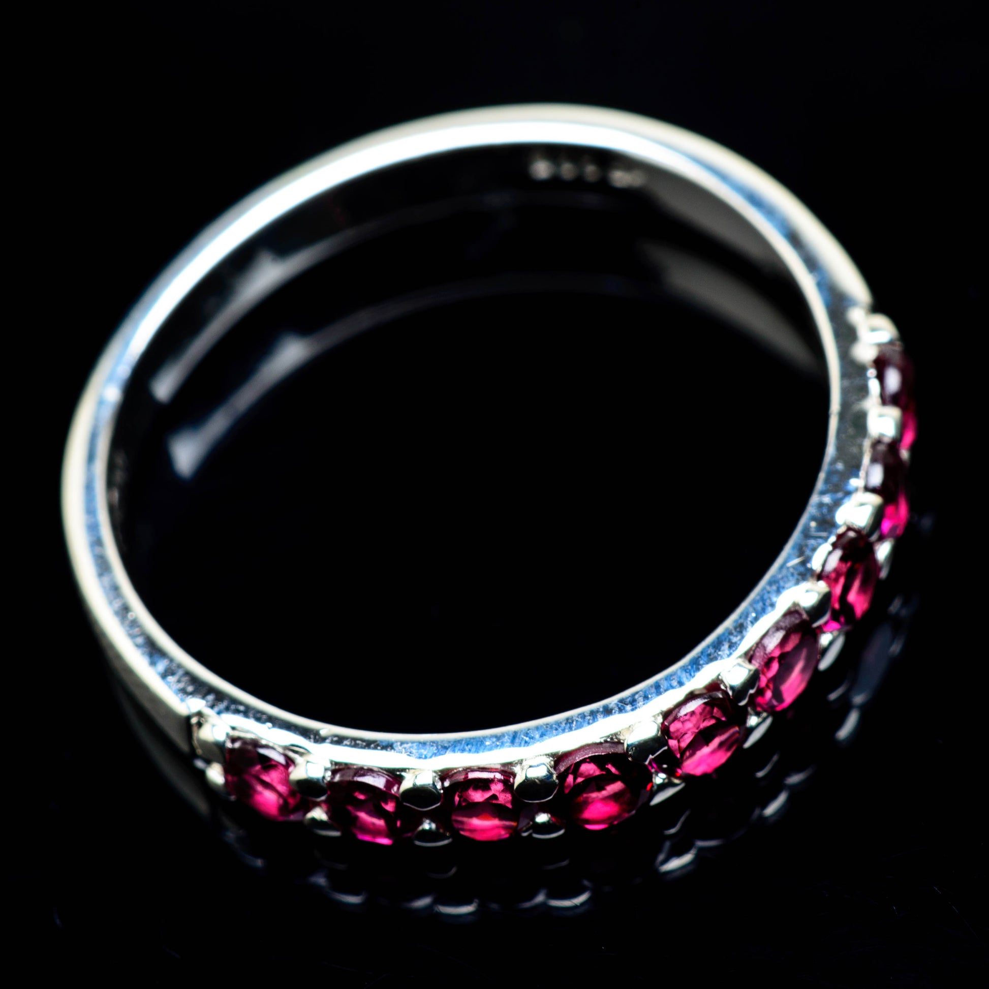 Pink Tourmaline Rings handcrafted by Ana Silver Co - RING25016