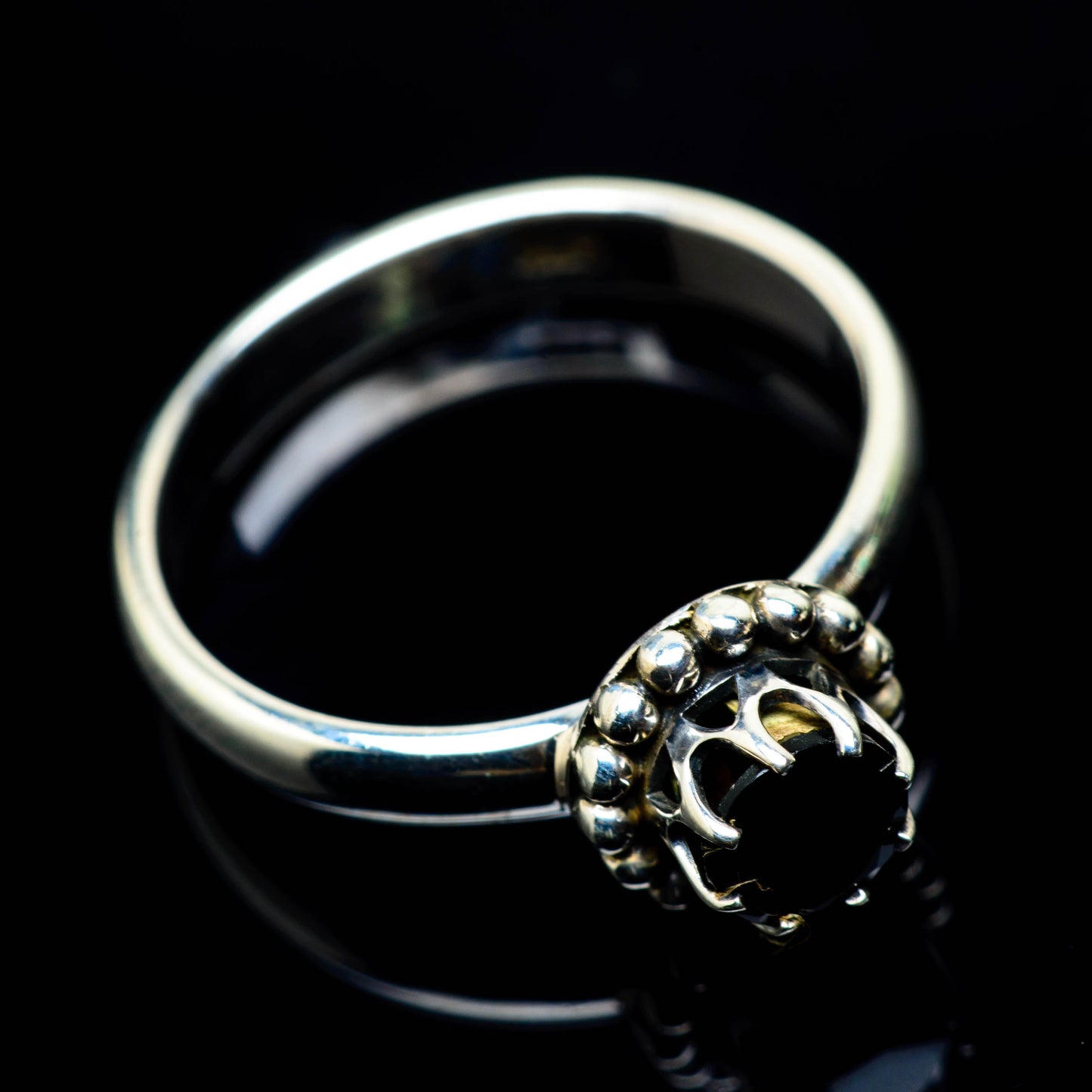 Black Onyx Rings handcrafted by Ana Silver Co - RING25021