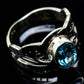 Blue Topaz Rings handcrafted by Ana Silver Co - RING25031