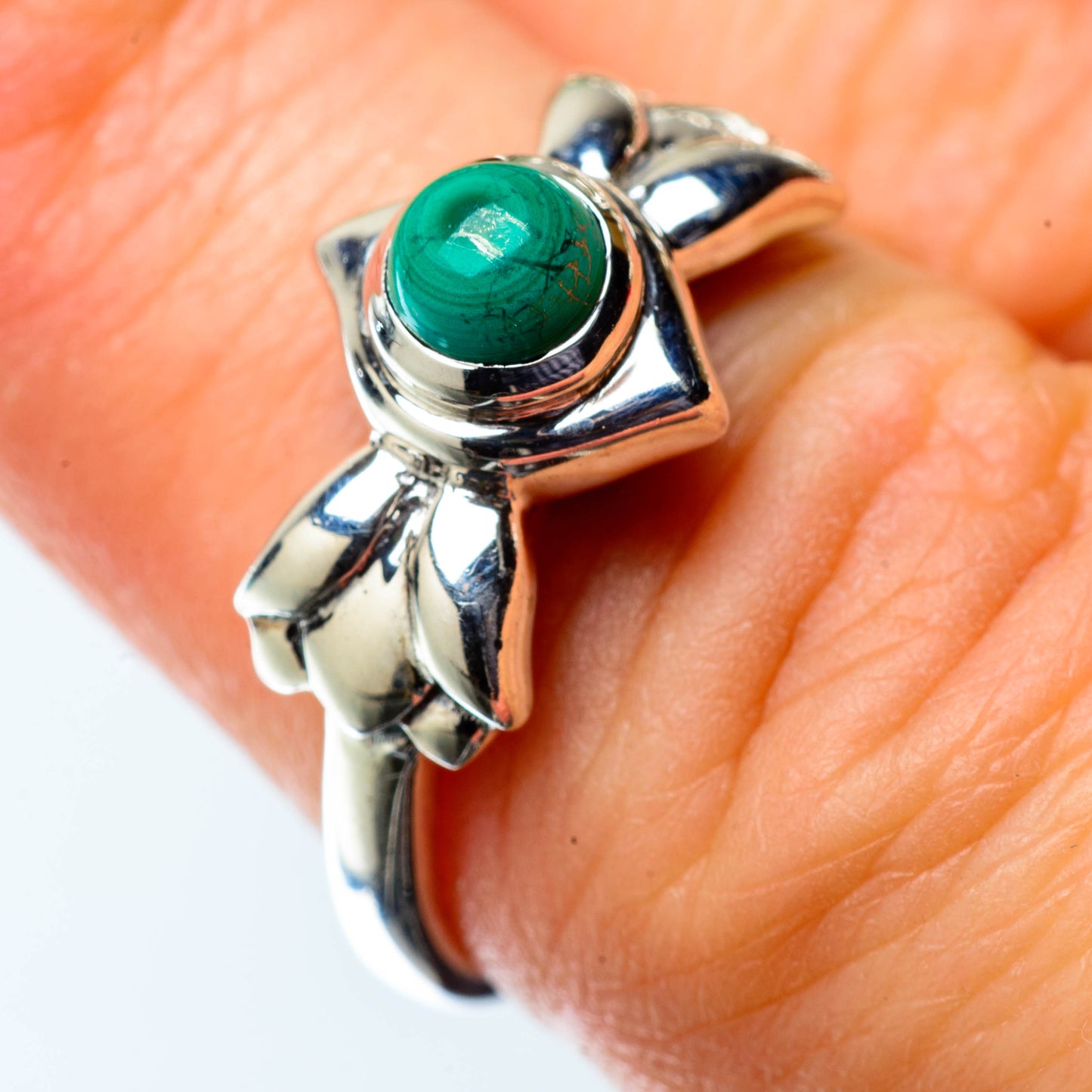 Tibetan Turquoise Rings handcrafted by Ana Silver Co - RING25233