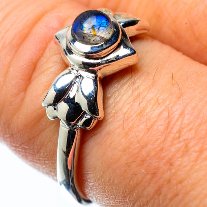 Labradorite Rings handcrafted by Ana Silver Co - RING25263