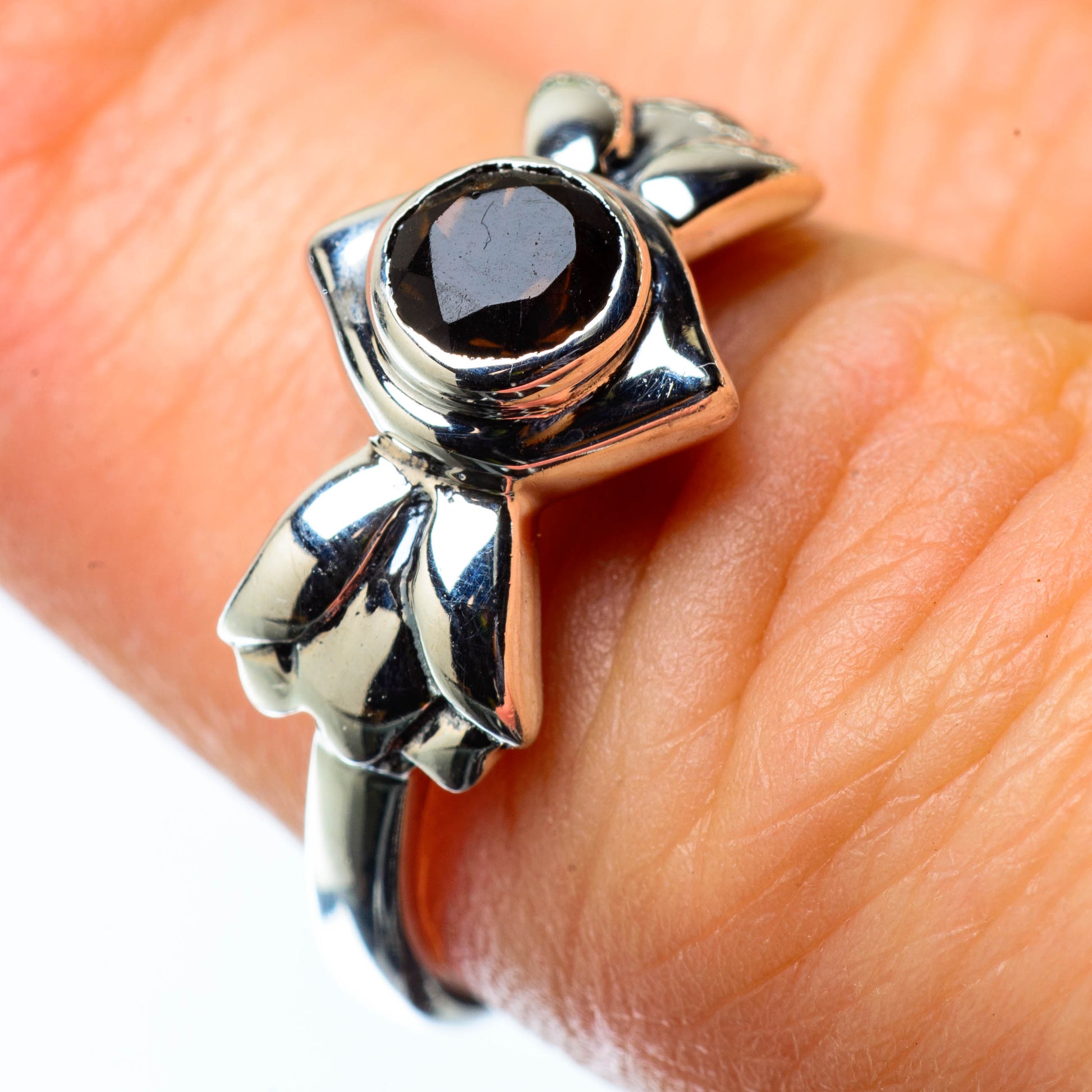 Smoky Quartz Rings handcrafted by Ana Silver Co - RING25274