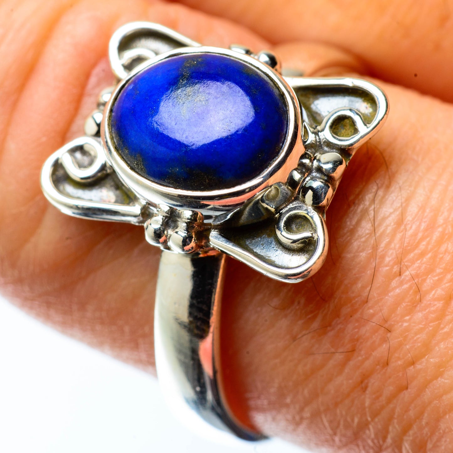 Lapis Lazuli Rings handcrafted by Ana Silver Co - RING25292