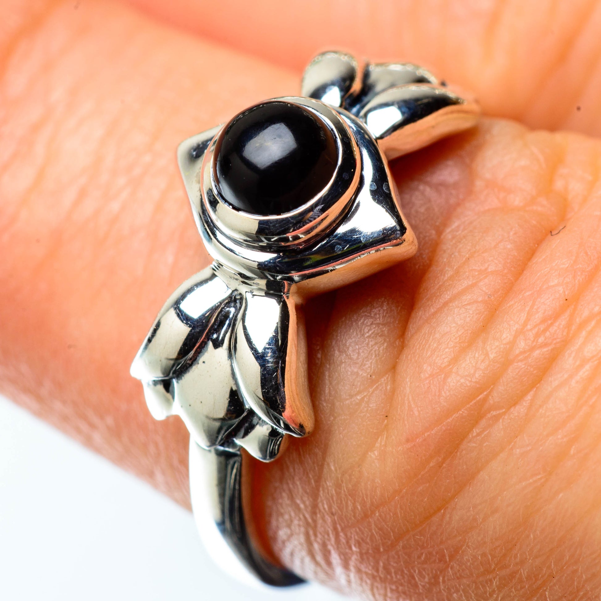 Black Onyx Rings handcrafted by Ana Silver Co - RING25353