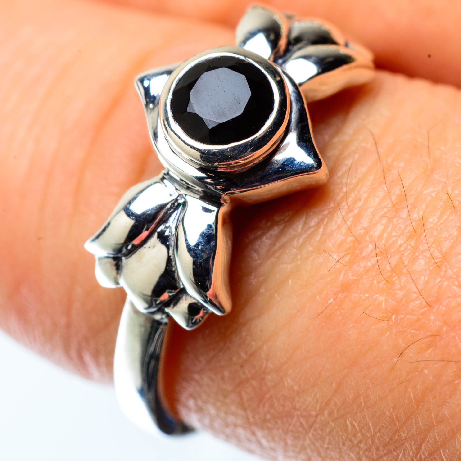 Black Onyx Rings handcrafted by Ana Silver Co - RING25430