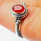 Red Onyx Rings handcrafted by Ana Silver Co - RING25593