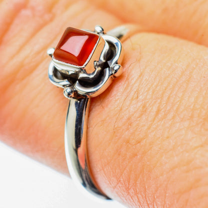 Red Onyx Rings handcrafted by Ana Silver Co - RING25845