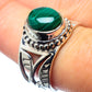 Malachite Rings handcrafted by Ana Silver Co - RING26103