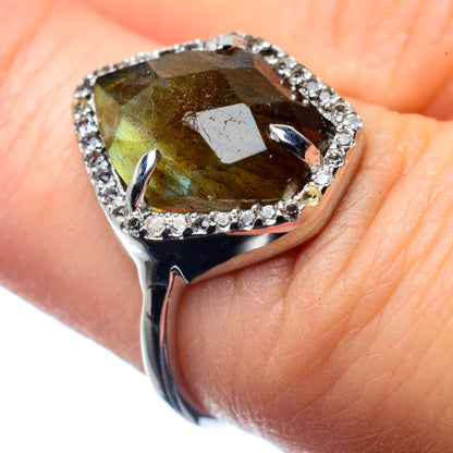 Labradorite Rings handcrafted by Ana Silver Co - RING26149