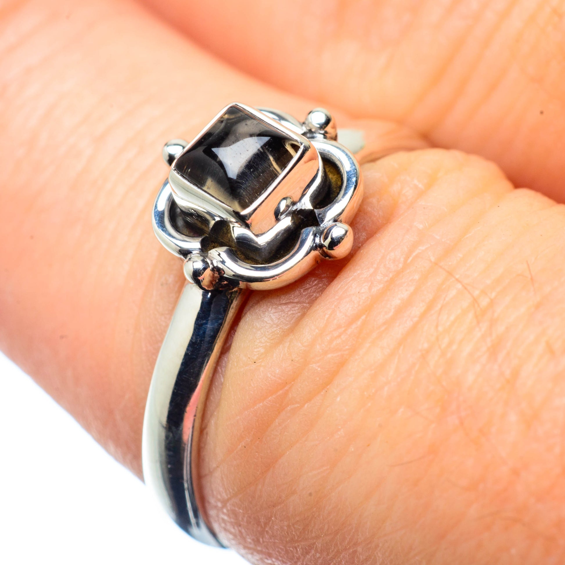 Smoky Quartz Rings handcrafted by Ana Silver Co - RING26167