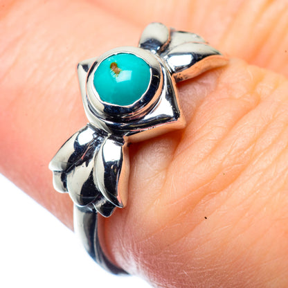 Tibetan Turquoise Rings handcrafted by Ana Silver Co - RING26301