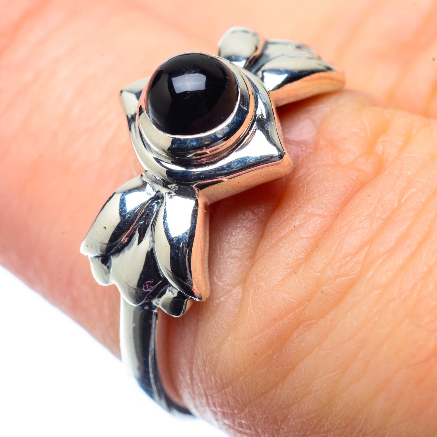 Black Onyx Rings handcrafted by Ana Silver Co - RING26365