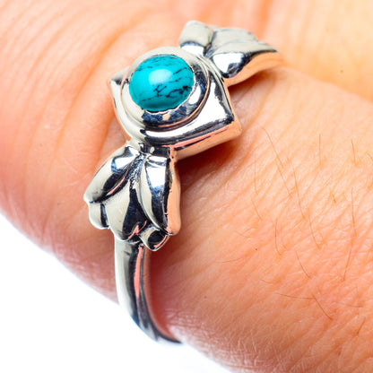 Tibetan Turquoise Rings handcrafted by Ana Silver Co - RING26379