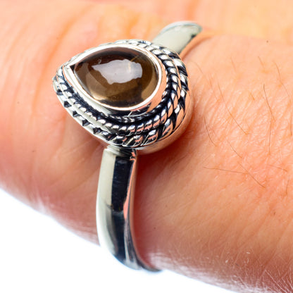 Smoky Quartz Rings handcrafted by Ana Silver Co - RING26571