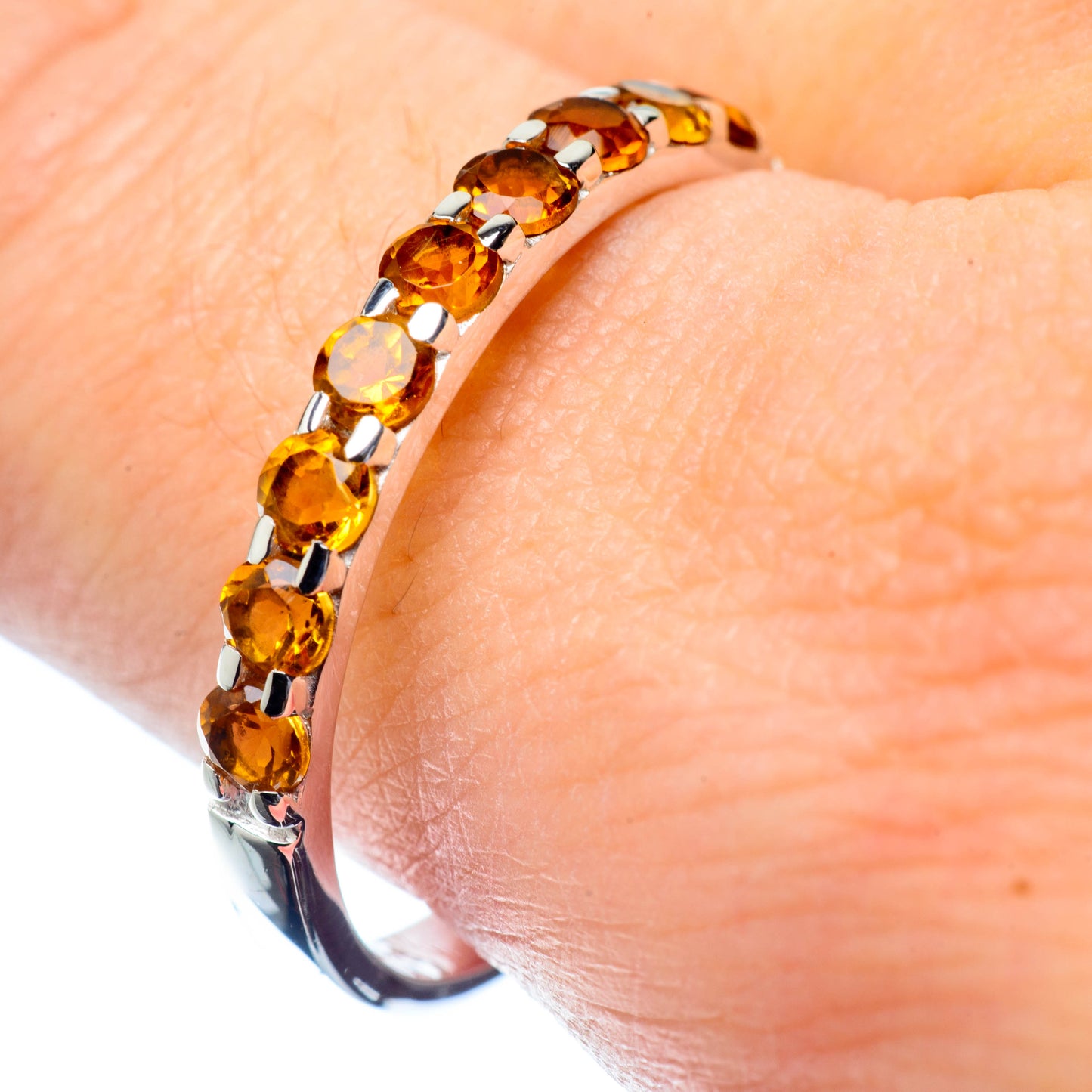 Citrine Rings handcrafted by Ana Silver Co - RING26714