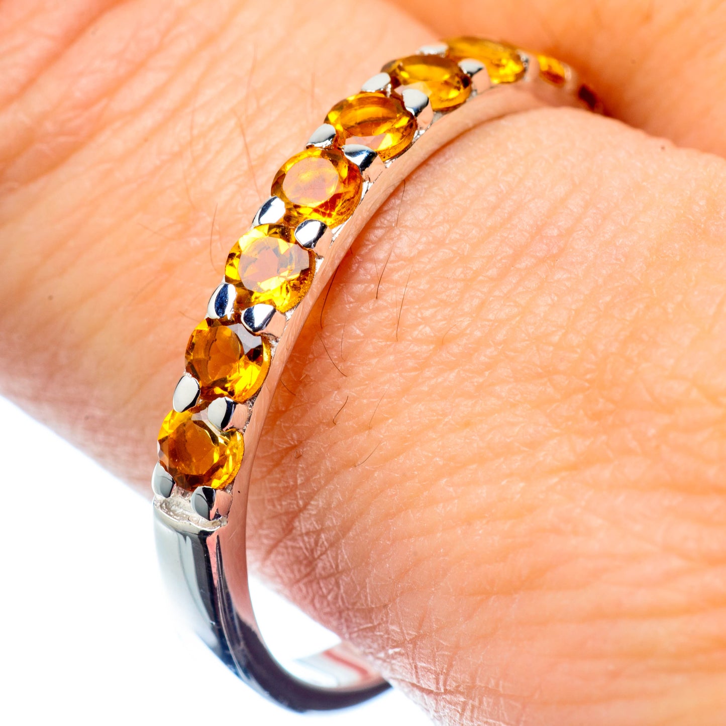Citrine Rings handcrafted by Ana Silver Co - RING26780
