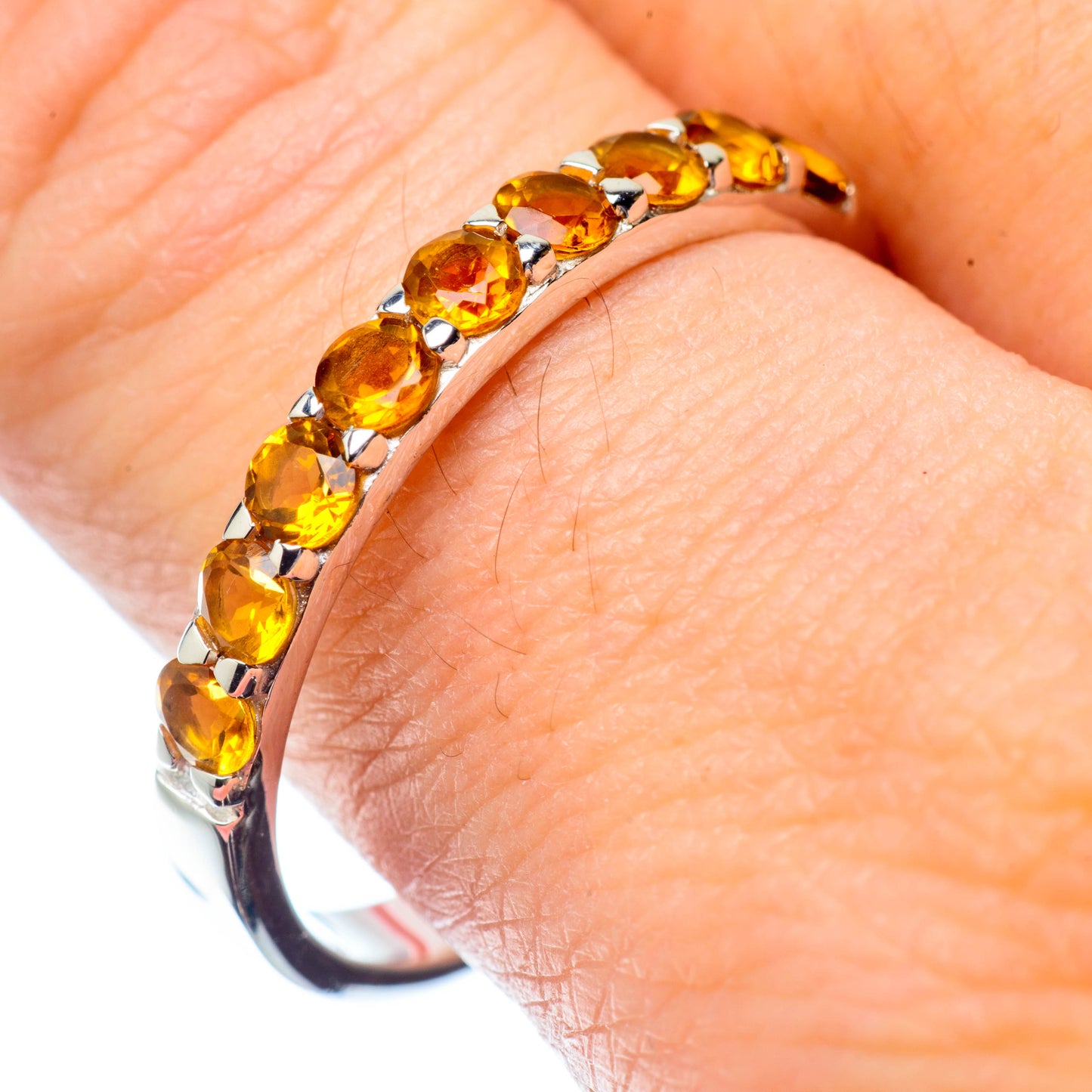 Citrine Rings handcrafted by Ana Silver Co - RING26879