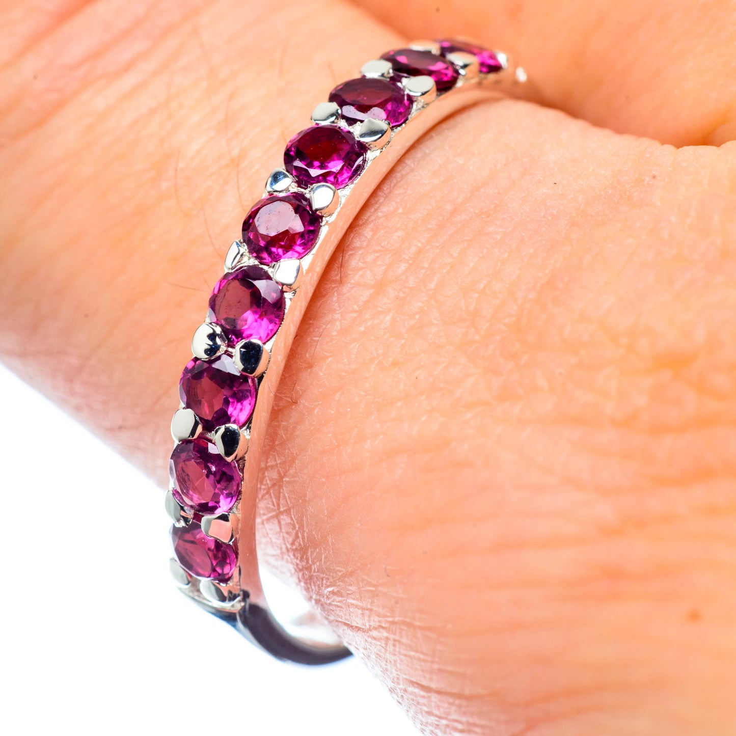Pink Tourmaline Rings handcrafted by Ana Silver Co - RING26881